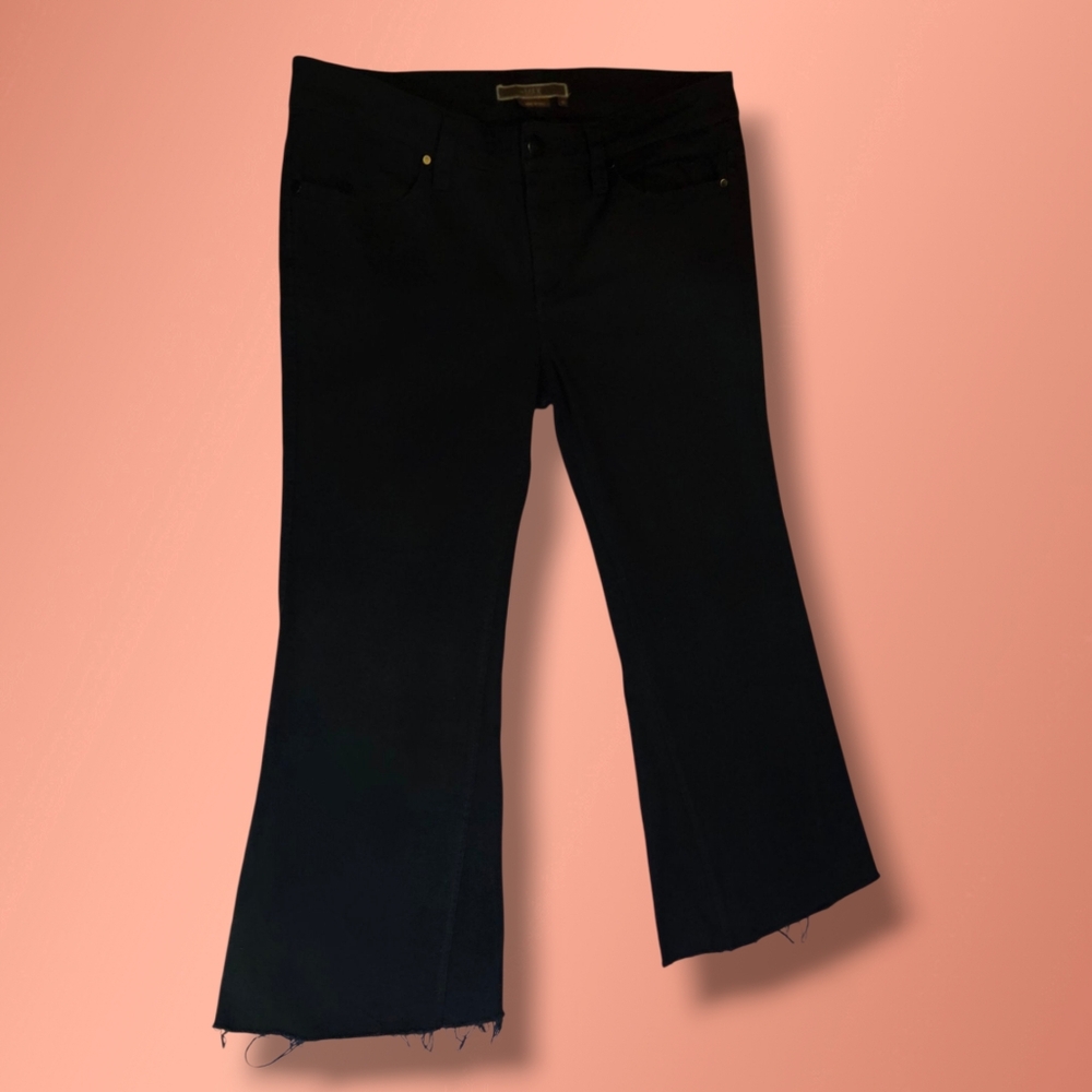 Max Studio | Women's Black Relaxed Fit Mom-Jeans | Size 10 | Work Pants |